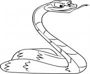 Coloriage snake from la garde du roi lion