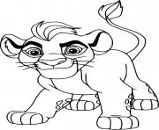 Coloriage kion from la garde du roi lion