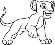 Coloriage rani lion