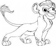 Coloriage strong kion