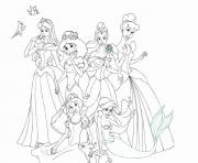 Coloriage la belle au bois dormant disney princesse 31