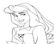 Coloriage poupee la belle au bois dormant princesse disney