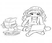 Coloriage lego friends olivia 2