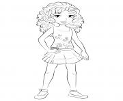 Coloriage lego friends andrea 2