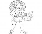 Coloriage lego friends andrea