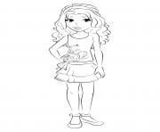 Coloriage lego friends emma 2