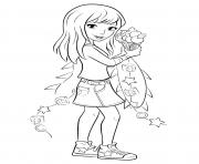 Coloriage lego friends stephanie