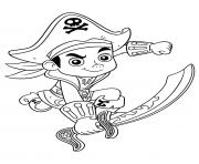 Coloriage pirate garcon jake