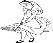 Coloriage Alice Adventures in Wonderland