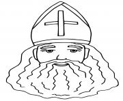 Coloriage le saint nicolas personnage legendaire