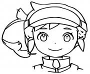 Coloriage heros fille pokemon snap