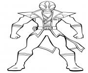 Coloriage power rangers ninja storm