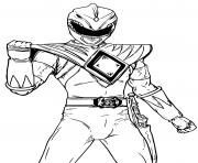 Coloriage power rangers beast morphers