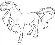 Coloriage tango cheval de fred trackhener horseland