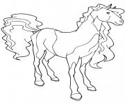 Coloriage panache cheval de rosa rodriguez horseland