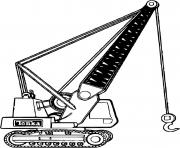 Coloriage grue de chantier