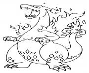 Coloriage Pokemon Dracaufeu Gigamax Gigantamax