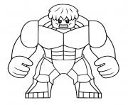 Coloriage lego hulk