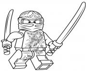 Coloriage lego ninjago kai nrg