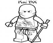 Coloriage ninjago kai ninja