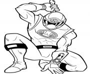 Coloriage power ranger samurai ninja