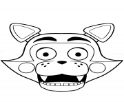 Coloriage fnaf freddy five nights at freddys foxy