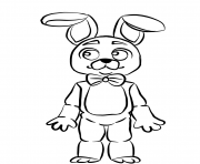 Coloriage fnaf bonnie