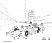 Coloriage Formule 1 Honda Bsa 2010