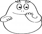 Coloriage dessin de Barbapapa