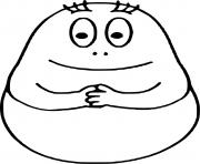 Coloriage Barbapapa le pere