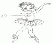 Coloriage danseuse etoile