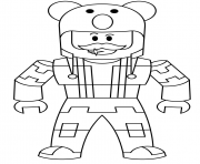 Coloriage Roblox character men