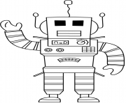 Coloriage Roblox Robot