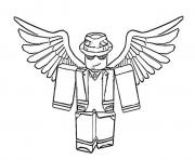 Coloriage roblox angel