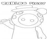 Coloriage roblox piggy