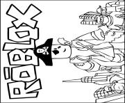 Coloriage roblox pirate