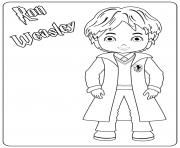 Coloriage Ron Weasley