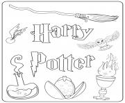 Coloriage Harry Potter images