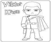 Coloriage Viktor Krum