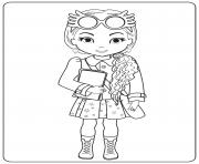 Coloriage Luna Lovegood 2