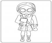 Coloriage Luna Lovegood 3