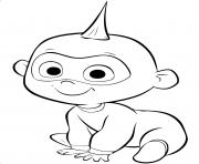 Coloriage disney incredibles 2 toddler 