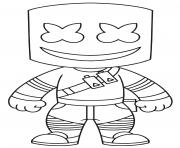 Coloriage marshmello