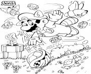 Coloriage super mario bros world