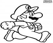 Coloriage super mario bros classic