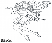 Coloriage fairy fee barbie