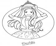 Coloriage barbie princesse