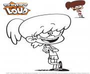 Coloriage Gulli Lynn de Bienvenue chez les Loud Gulli