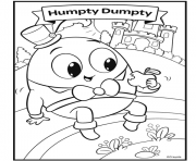 Coloriage nursery rhymes humpty dumpty