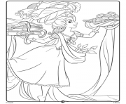 Coloriage Rapunzel Disney Princess Crayola